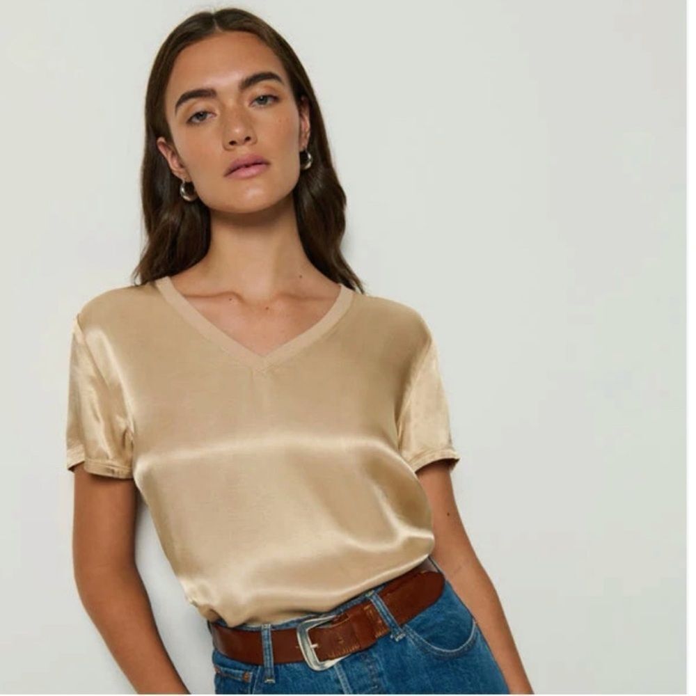 Nation Ltd June Sateen V Neck
